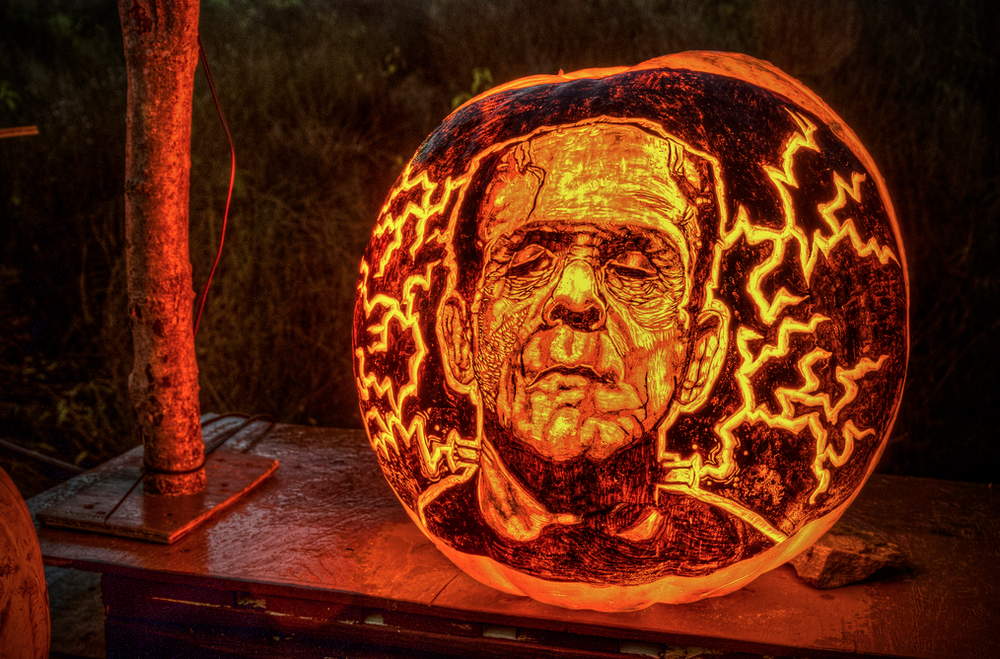 Frankenstein Pumpkin Carving